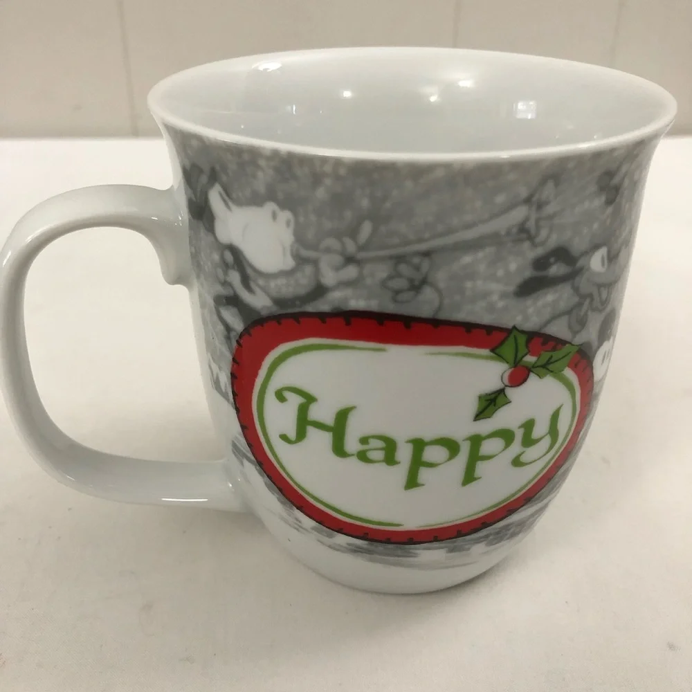 DISNEY ‘Mickey’s Vintage Holiday’ Coffee Mug - Picture 3 of 9